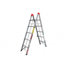 ESCALERA BÁSICA PLEGABLE DE ALUMINIO 5 PELDAÑOS--------Mod. 217105