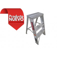 ESCALERA TIJERA TAPA DE ALUMINIO 2 PELDAÑOS TIPO III HOL---------Mod. 706785