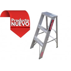 ESCALERA TIJERA TAPA DE ALUMINIO 2 PELDAÑOS TIPO III--------Mod. 706787