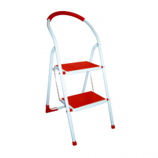 ESCALERA PRACTIK'A DE ACERO 2 ESC ROJO--------Mod. 706799