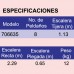 ESCALERA MULTIPOSICIONES DE ACERO/ALUMINIO MINI 8 ESCALONES AZUL--------Mod. 706635